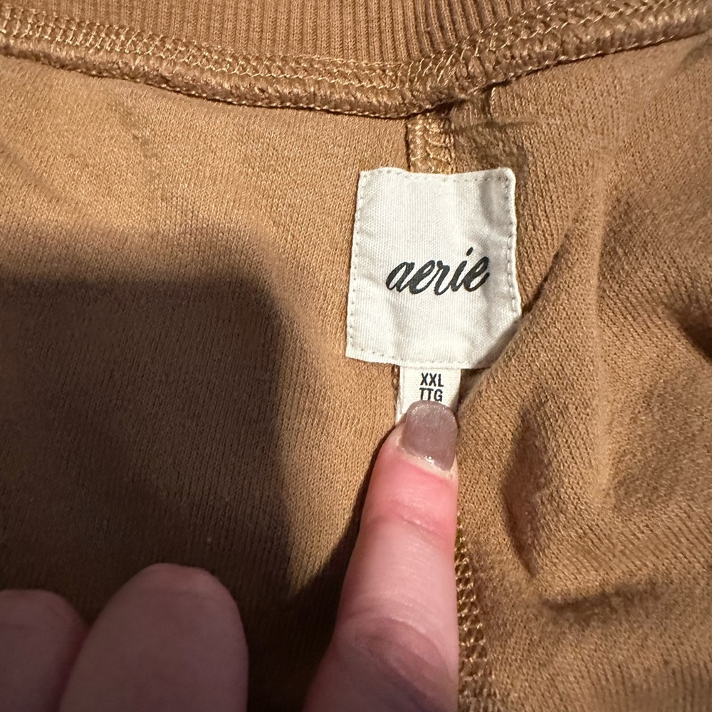 Aerie Sherpa lounge pants. Size XXL. - Picture 4 of 6